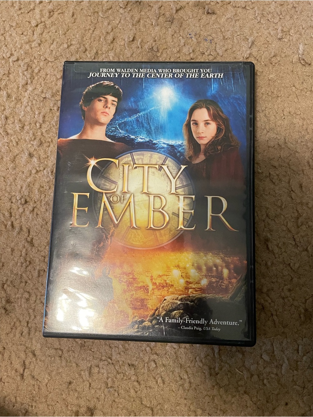 City of Ember (DVD) - Family Adventure - Blue/Gold Cover
